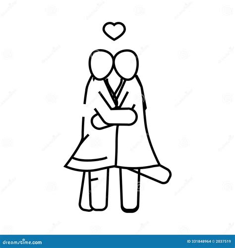 Lesbian Lgbt Icon Simple Line Outline Sexual Minoritie Icons In Circle For Ui And Ux Website