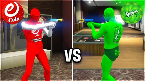 NEW ECOLA VS SPRUNK GANG WAR IN GTA ONLINE New Outfits Liveries