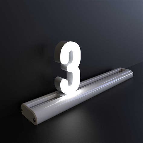 Neon Number 3 Hineon Custom Neon Sign