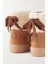 SEE BY CHLOÉ Charlee leather and shearling ankle boots NET A PORTER