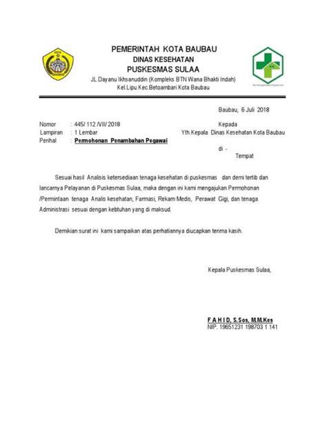 Halaman Unduh Untuk File Contoh Surat Pengajuan Penambahan Karyawan