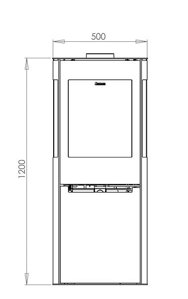 Stufa Ibrida Legna E Pellet Kw Aduro Modello H