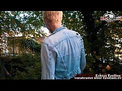 German Blonde Skinny Tattoo Milf At Erocom Date Blinddate Public Pick Up And Pov Fuck Xxx