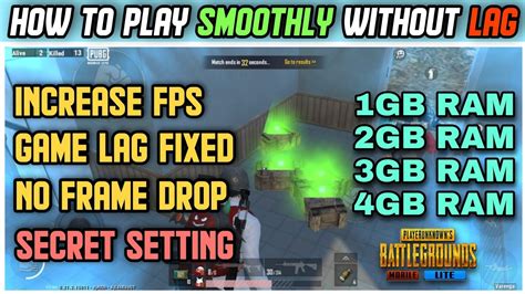 HOW TO INCREASE FPS OR FIX GAME LAG IN PUBG MOBILE LITE SECRET