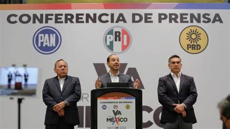 Pan Pri Y Prd Reviven «va Por México Y Anuncian Coalición En