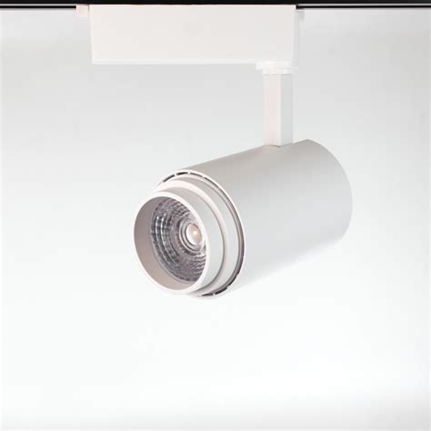 Светодиодный светильник трековый 30W, 220V, белый корпус