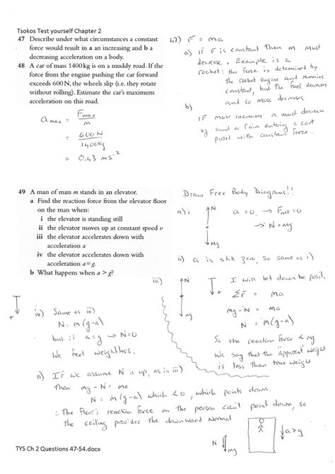 SOLUTION: Physics motion and forces worksheet 1 - Studypool 