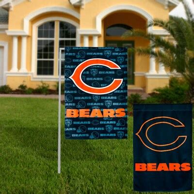 Chicago Bears Glitter Suede Garden Flag - NFLShop.com