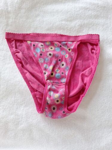 Vintage Victorias Secret String Bikini Panty Cotton S Geometric Ebay