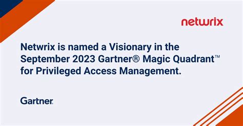 Netwrix Reconnu Comme Un Visionnaire Dans Le Gartner Magic