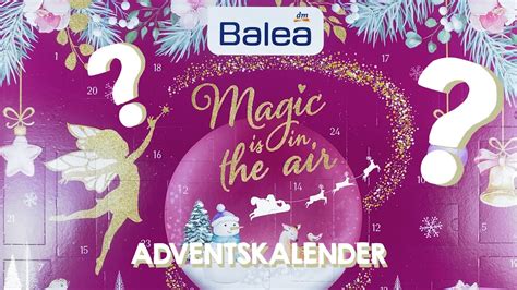 Balea Adventskalender Von DM 2021 UNBOXING FULL SPOILER YouTube