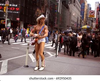 Times Square Naked Cowboy Royalty Free Images Stock Photos Pictures Shutterstock