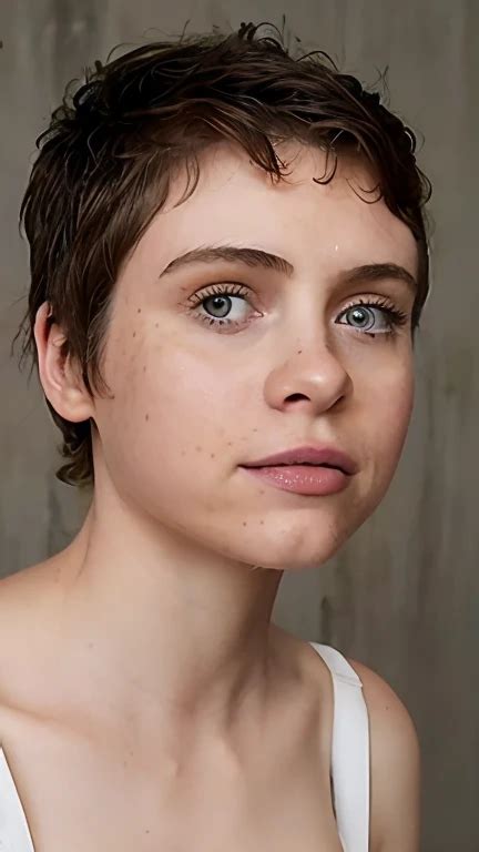 S Ph Sophia Lillis Nude Choker Mesh Stockings Head Down SeaArt AI