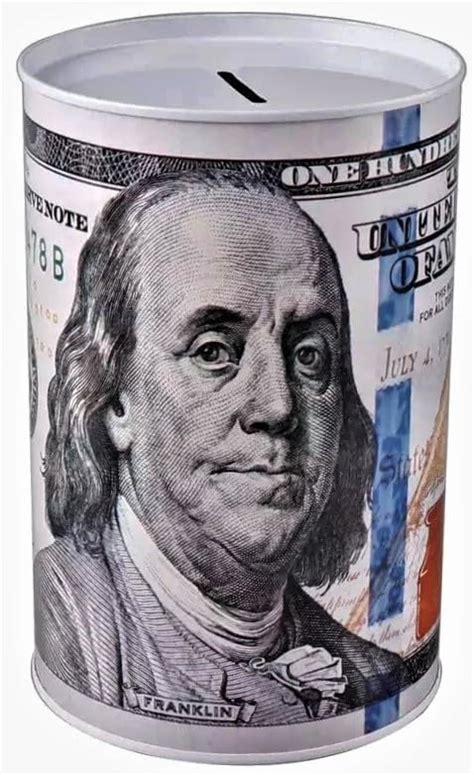 Amazon 100 Dollar Bill Piggy Bank 5 7 8 Tall Coin Saving Money