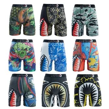 Men Underwear Boxers Sexy Men S Pantie Lingerie Plus Size XXXL Mens Boxershorts Funny Print