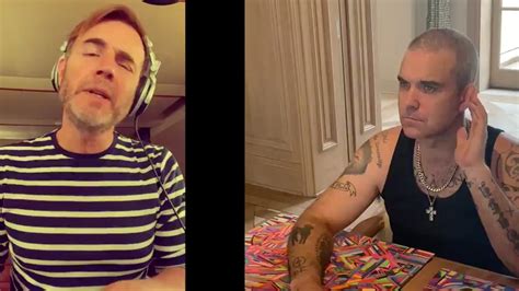 Gary Barlow And Robbie Williams Reunite For Virtual Duet During