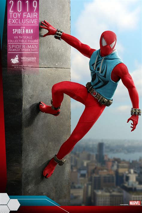 Hot Toys VGM34 漫威蜘蛛人蜘蛛人 緋紅蜘蛛戰衣 Spider Man Scarlet Spider Suit 1 6 比例人偶作品Toy Fair