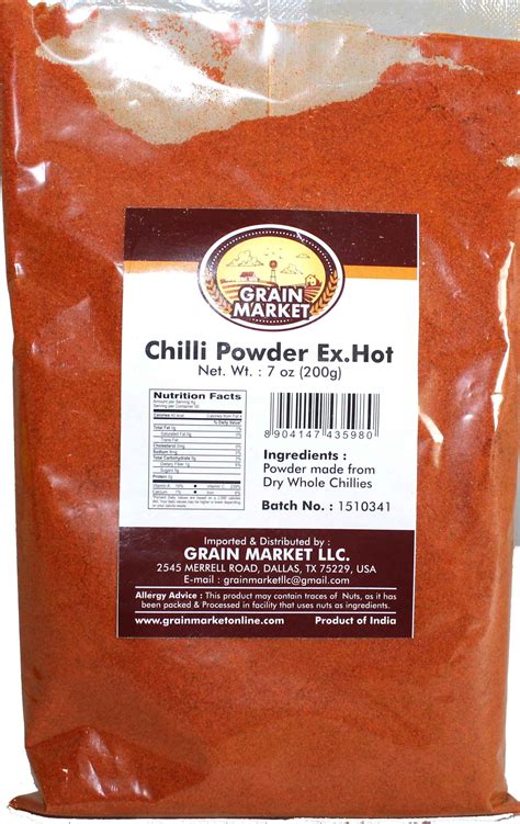 Buy Ex Hot Chilli Powder India Bazaar Gm Indiaco Quicklly