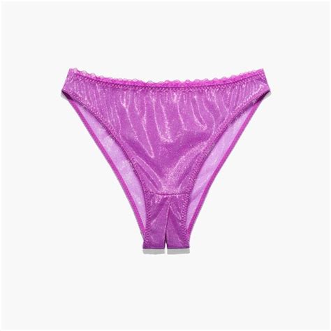 Savage X Fenty Intimates Sleepwear Savage X Fenty Juicy Purple Crotchless Highleg Bikini