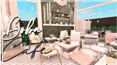 Roblox Bloxburg Blush Boba Cafe L 89k ♡ Youtube