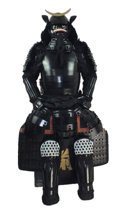 Wearable Japanese Armor Suit Rustung Samurai Iron Silk Black O11 Yuanjia