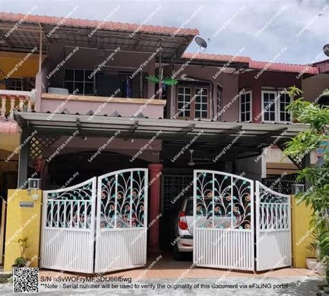 Auction 2 Storey Terrace House In Seri Manjung Perak For RM208000