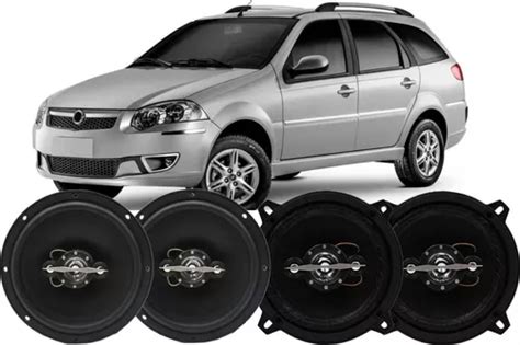 Kit 4 Alto Falante 280wrms Original Porta Fiat Palio Weekend Frete grátis