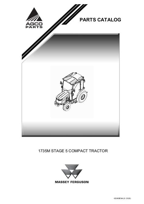 Agco Technical Publications Massey Ferguson Tractors Compact 1735m Stage 5 Compact Tractor