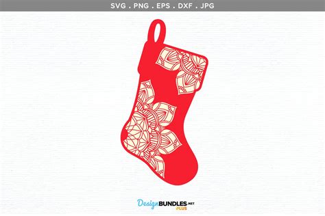 Christmas Stocking Svg Printable