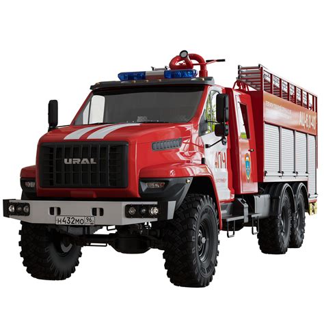 ArtStation - Ural NEXT - Evolution of firetruck
