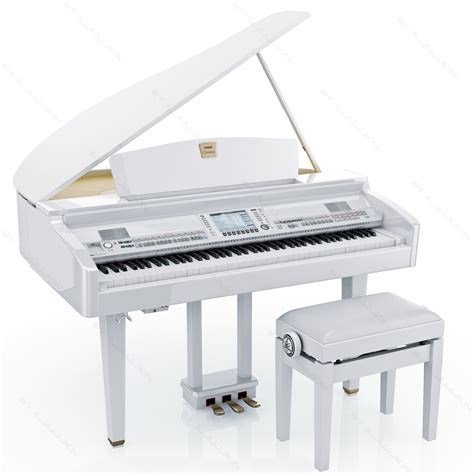 3d digital grand piano yamaha model