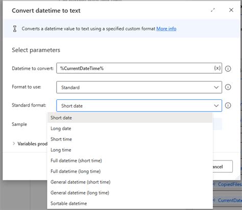 FormatDateTime In Power Automate Desktop Stack Overflow