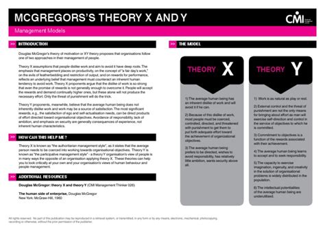 McGregor - S Theory X Theory Y | PDF | Action (Philosophy) | Applied ...