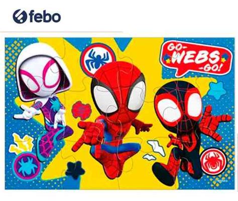 Juego De Mesa Puzzle En Spidey En Madera Royal Febo Febo