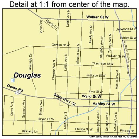 street map douglas ga