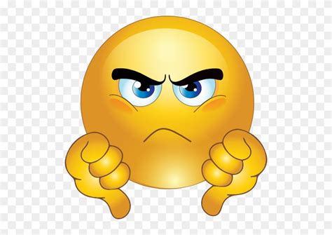 Angry Face Thumbs Down Clip Art Library Clip Art Library The Best