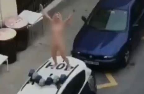Naked Woman Hijacks Health Worker Applause To Run Nude Through Town Before Jumping Onto Police
