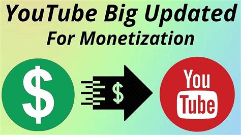 Youtube Monetization New Big Updated Youtube