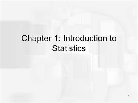 Chapter Introduction To Statistics