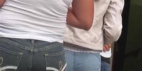 Smoking Hot Brunette Slut Street Candid Booty Tnaflix