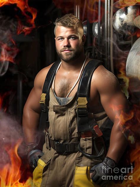 Gay Bear Fire Man Digital Art By Mark Ashkenazi Fine Art America