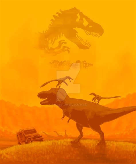 Jurassic Park 25th Anniversary Poster By Thebonesharpe On Deviantart