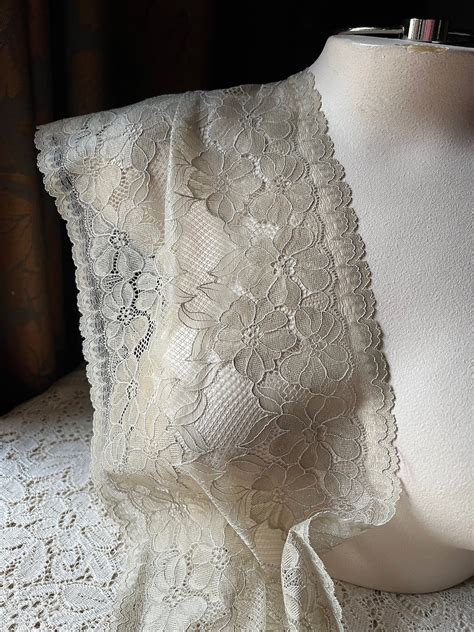 Green Tan Stretch Lace For Lingerie Headbands Garters Str Etsy