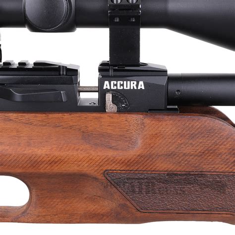 Reximex Accura Walnut Pcp Air Rifle 22 Just Air Guns