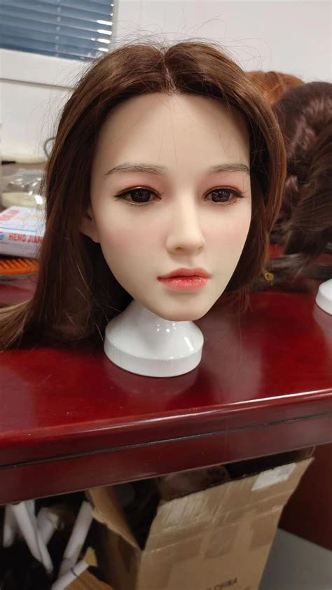 Extra Silicone Sex Doll Head With Hair Transplant 3 0