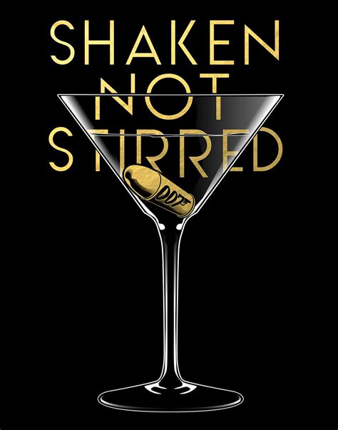 James Bond: Shaken not Stirred on Behance | James bond, James bond