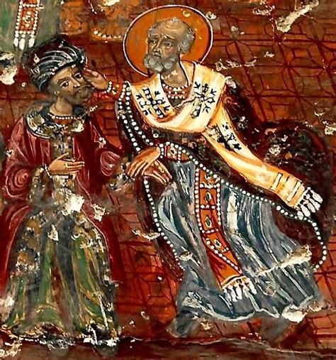 Saint Nicholas Slaps The Heretic Arius The World Is Quiet Here