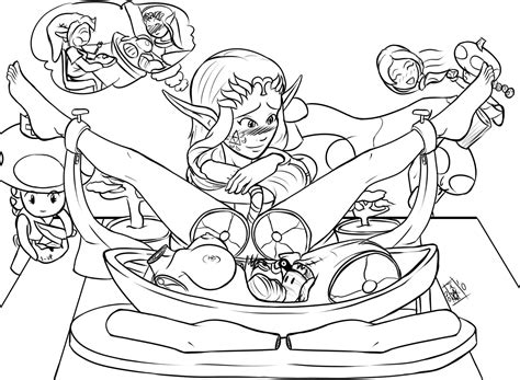 Suculent Roasted Zelda By TanoshyHT Hentai Foundry