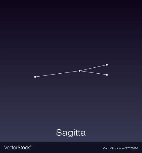 Constellation As It Can Be Seen Naked Eye Vector Image