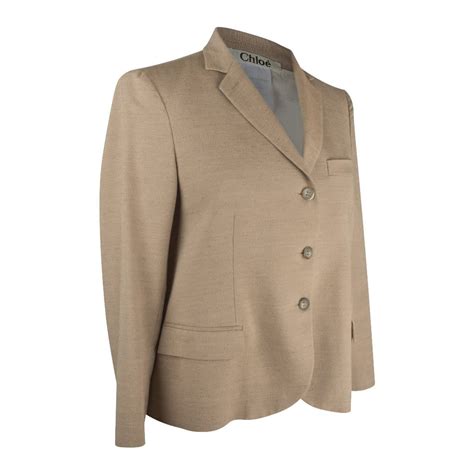 Chloe Jacket Easy Sleek Cut Warm Nude Fits To Mightychic